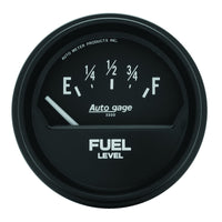 AutoMeter Gauge Fuel Level 2-5/8in. 73 Ohm(e) to 10 Ohm(f) Elec Black Autogage - Burkken Auto Parts