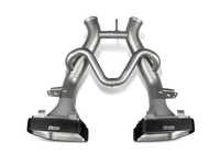Akrapovic 14-17 McLaren 650S/650S Spyder Slip-On Line (Titanium) w/ Carbon Tips - Burkken Auto Parts