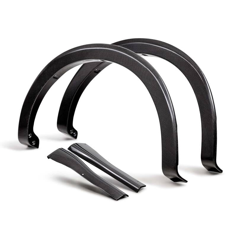 Anderson Composites 21-24 Ford F-150 (Non-Raptor) Type-AO Carbon Fiber Rear Fender Flares - Burkken Auto Parts
