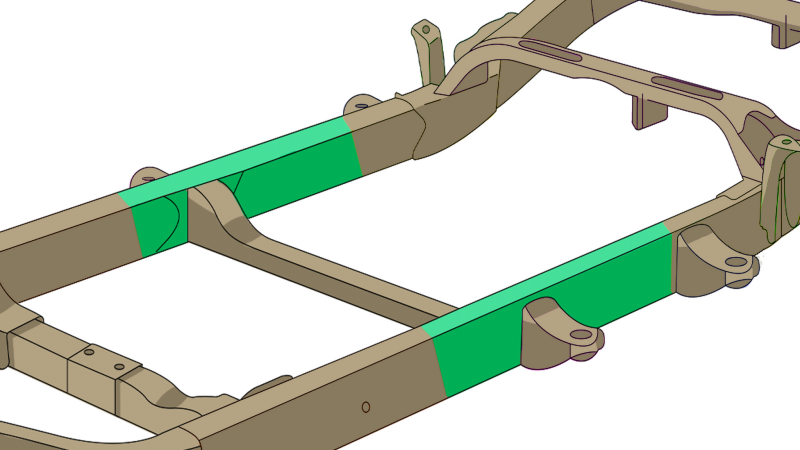Rust Buster 2007-2013 Chevy Silverado/GMC Sierra Center Frame Repair Kit - Right