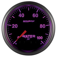 AutoMeter Gauge Water Press 2-1/16in. 100PSI Stepper Motor W/Peak & Warn Elite - Burkken Auto Parts