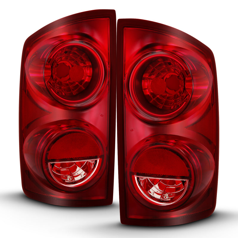 ANZO 2007-2009 Dodge Ram 1500 Tail Light Red Lens (OE) - Burkken Auto Parts