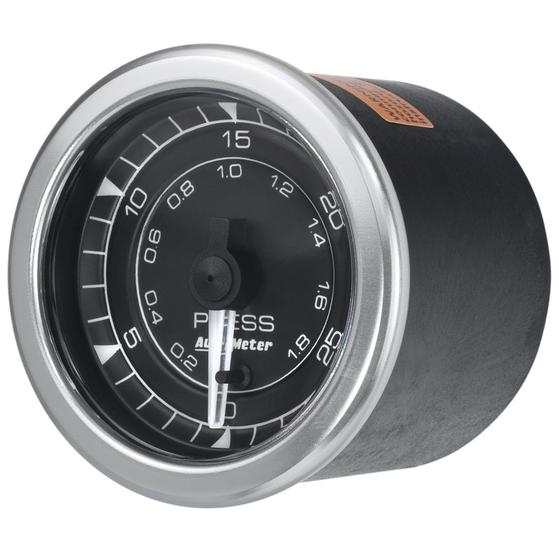 Autometer Chrono 2-1/16in 30PSI Pressure Gauge - Burkken Auto Parts
