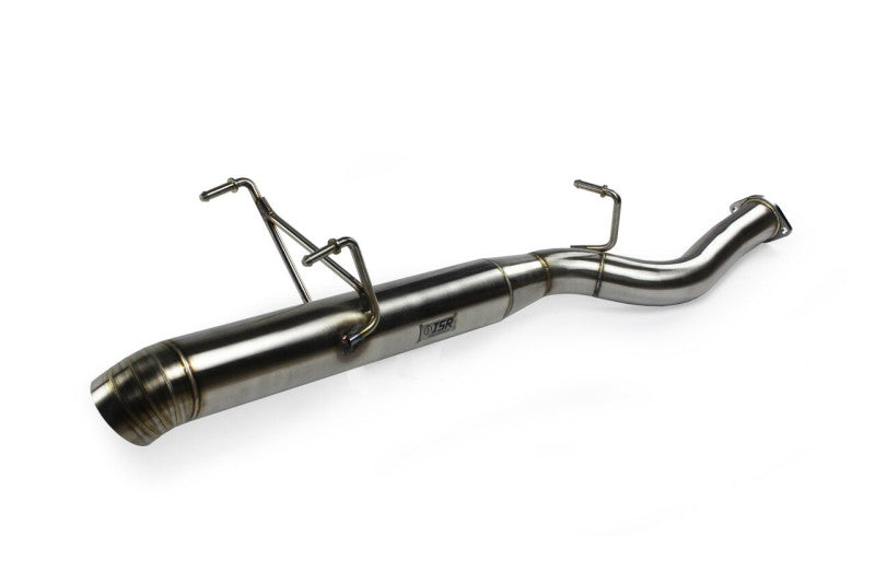 ISR Performance Series II - EP Single Tip Blast Pipe Exhaust - Resonated - 89-94 Nissan 240sx (S13) - Burkken Auto Parts
