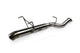 ISR Performance Series II - EP Single Tip Blast Pipe Exhaust - Resonated - 89-94 Nissan 240sx (S13) - Burkken Auto Parts