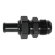 DeatschWerks 10AN Male Flare Bulkhead to 1/2in Hose Barb Straight