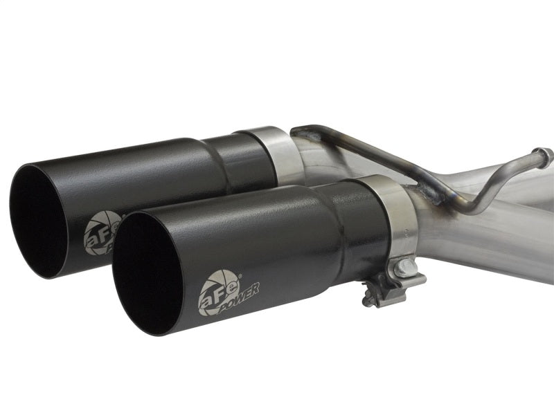 aFe Rebel Exhausts Cat-Back SS Ford F-150 04-08 V8 4.6/5.4L w/ Black Tips - Burkken Auto Parts