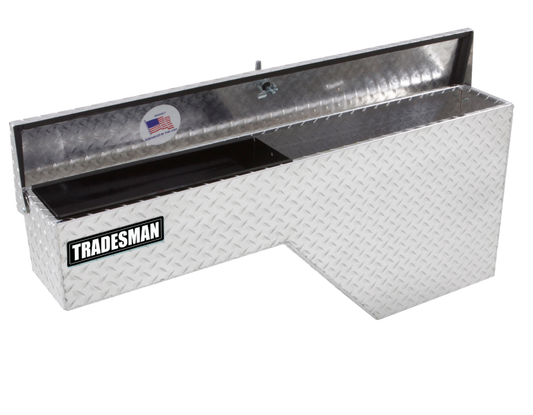 Tradesman Aluminum Fender Well Truck Tool Box (48in.) - Brite - Burkken Auto Parts
