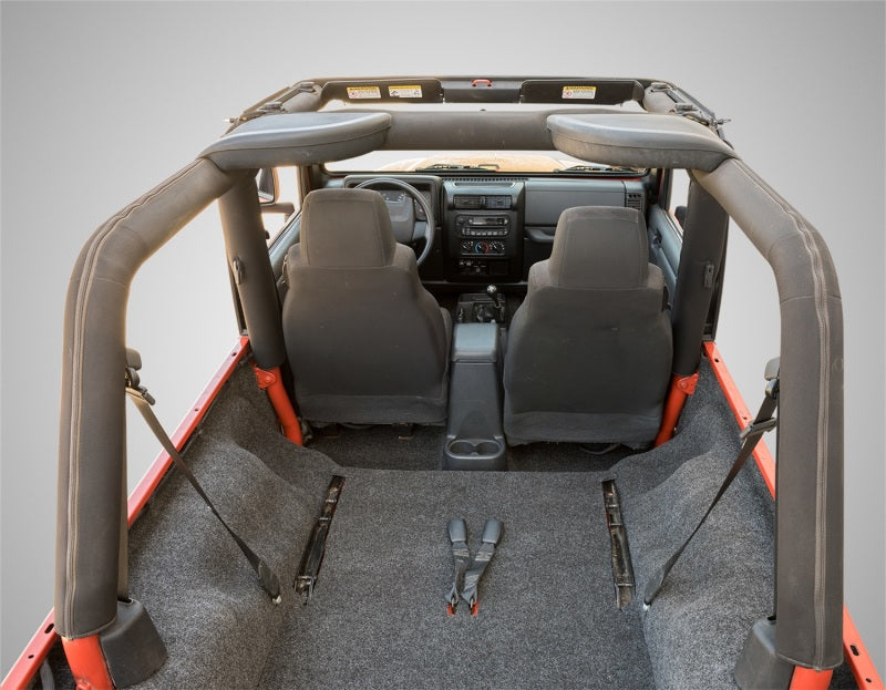 BedRug 03-06 Jeep LJ Unlimited Rear 4pc Cargo Kit (Incl Tailgate & Tub Liner) - Burkken Auto Parts