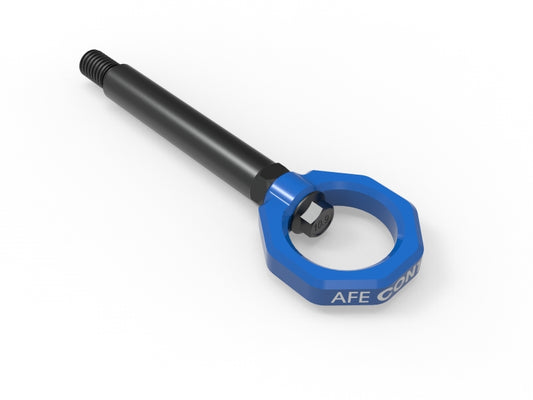 aFe 23-25 BMW M2 (G87) CONTROL Front / Rear Tow Hook - Blue - Burkken Auto Parts