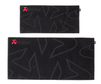 Akrapovic Towel Set - Black w/ Red Logo - Burkken Auto Parts