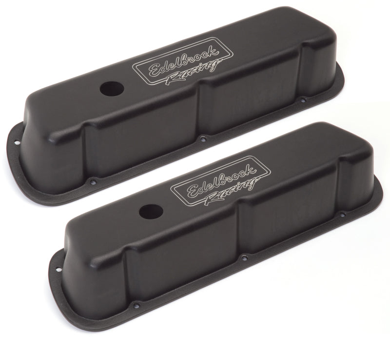 Edelbrock Valve Cover Victor Series Ford 289-302-351W CI V8 Low Black - Burkken Auto Parts