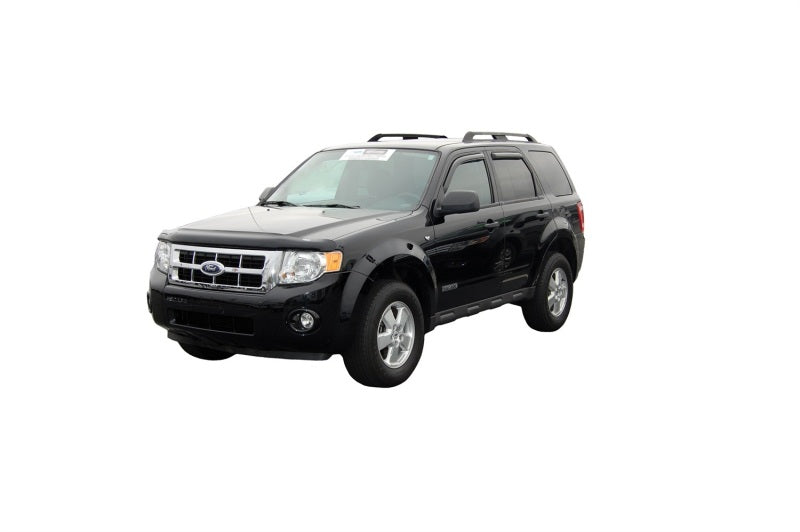 AVS 08-12 Ford Escape Ventvisor In-Channel Front & Rear Window Deflectors 4pc - Smoke - Burkken Auto Parts