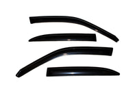 AVS 98-02 Mazda 626 Ventvisor Outside Mount Window Deflectors 4pc - Smoke - Burkken Auto Parts