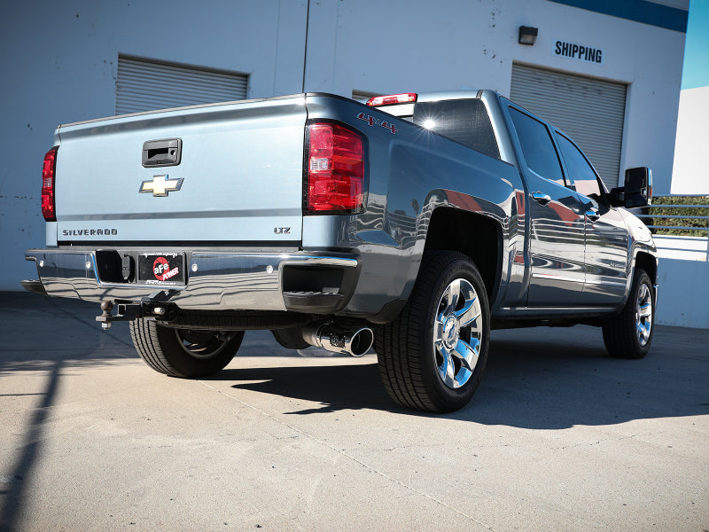 aFe Apollo GT Series 4in 409SS Cat Back Exh System Polished Tip 14-18GM Silverado 1500 V8-6.2L - Burkken Auto Parts