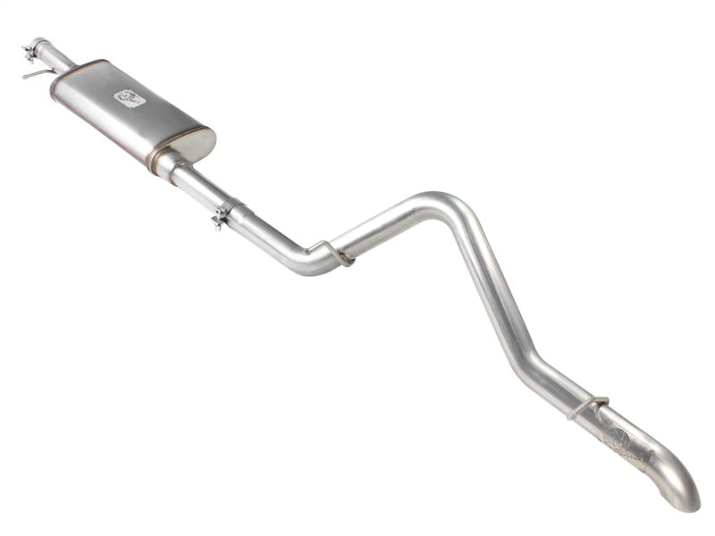 aFe MACHForce XP Exhaust Cat-Back 2.5in SS-409 Hi-Tuck 12-14 Jeep Wrangler Unlimited V6 3.6L 4Dr - Burkken Auto Parts