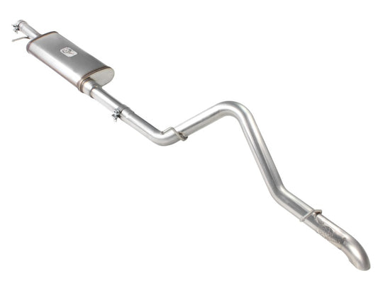 aFe MACHForce XP Exhaust Cat-Back 2.5in SS-409 Hi-Tuck 12-14 Jeep Wrangler Unlimited V6 3.6L 4Dr - Burkken Auto Parts