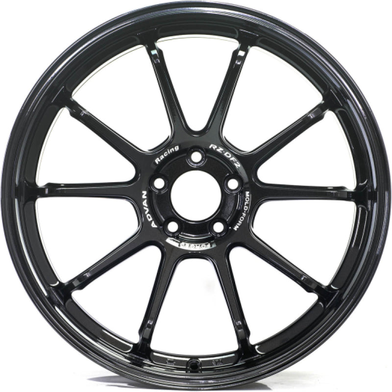 Advan RZ-DF2 19x10.0 +25 5x114.3 Racing Titanium Black Wheel - Burkken Auto Parts