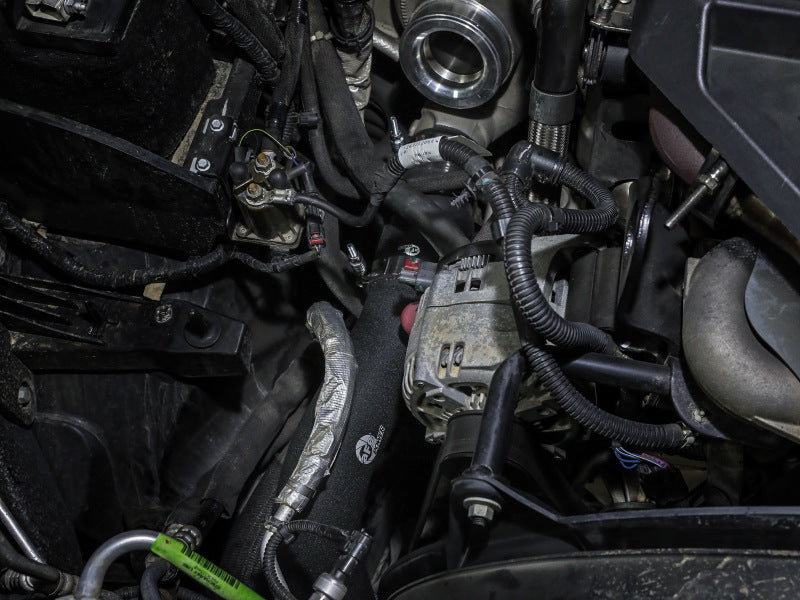 aFe BladeRunner Aluminum Hot and Cold Charge Pipe Kit Black RAM Diesel Trucks 19-23 L6-6.7L (td) - Burkken Auto Parts