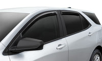 AVS 2018 Chevy Equinox Ventvisor Outside Mount Window Deflectors 4pc - Smoke - Burkken Auto Parts