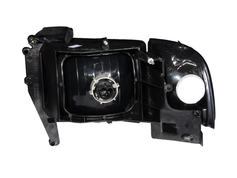 ANZO 1994-2001 Dodge Ram Crystal Headlights Black - Burkken Auto Parts