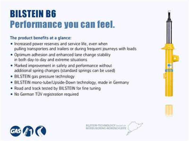 Bilstein B6 07-18 GMC Acadia Rear Shock Absorber - Burkken Auto Parts