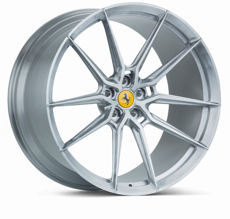 Vossen x Novitec NF9 22x12in - 5x114.3 BP - ET57 - Brushed Gloss Clear Ferrari 458 / F12 Rear Wheel