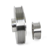 BBK 96-01 Mustang 4.6 GT Cobra Underdrive Pulley Kit - Lightweight CNC Billet Aluminum (3pc) - Burkken Auto Parts