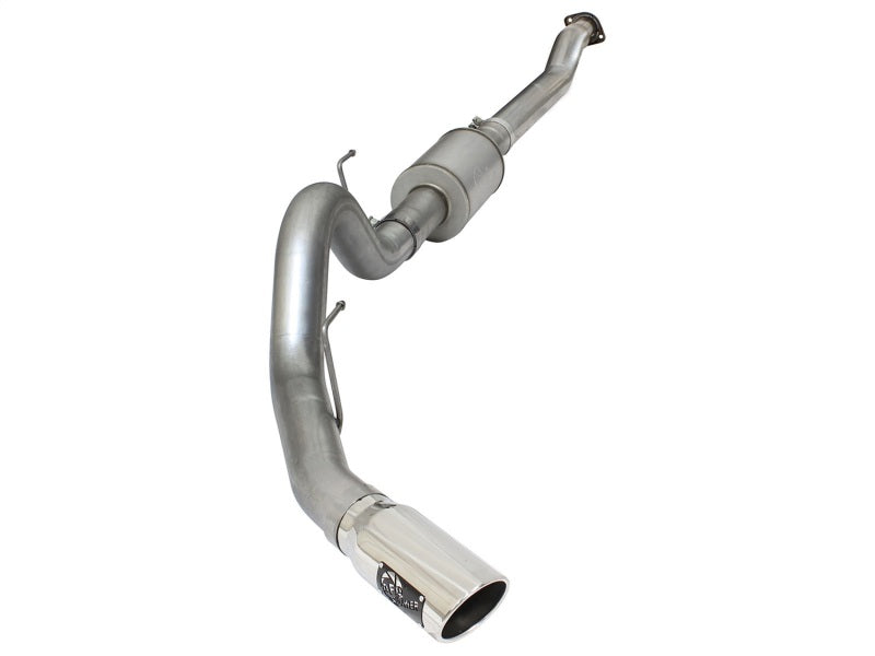 aFe Atlas Exhausts 4in Cat-Back Aluminized Steel Exhaust 2015 Ford F-150 V6 3.5L (tt) Polished Tip - Burkken Auto Parts