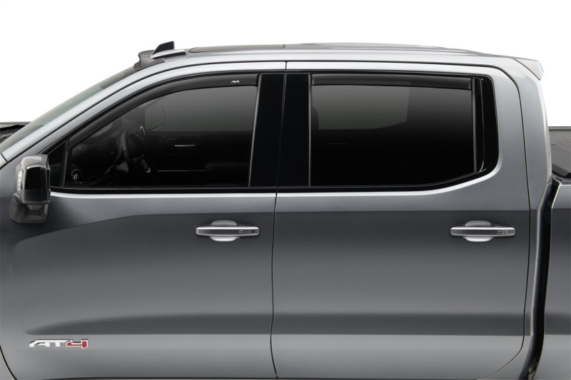 AVS 07-18 Jeep Wrangler Unlimited Ventvisor Low Profile Window Deflectors 4pc - Matte Black - Burkken Auto Parts