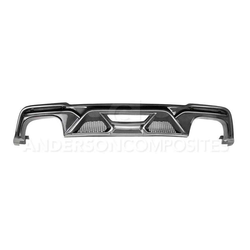 Anderson Composites 2020 Ford Mustang/Shelby GT500 Carbon Fiber Rear Diffuser - Burkken Auto Parts