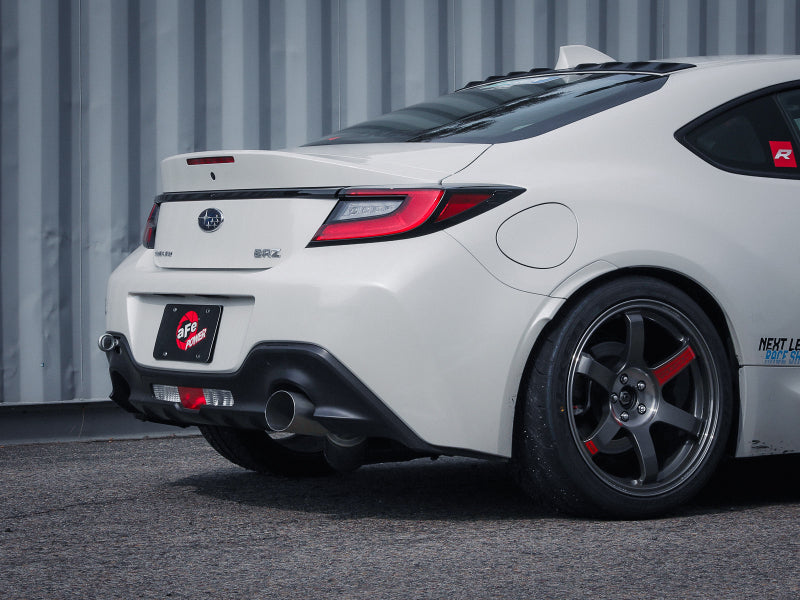 aFe 13-22 Toyota GR86/FR-S/BRZ H4-2.0L/2.4L Takeda 3in 304 SS Cat-Back Exhaust System w/ Brushed Tip - Burkken Auto Parts