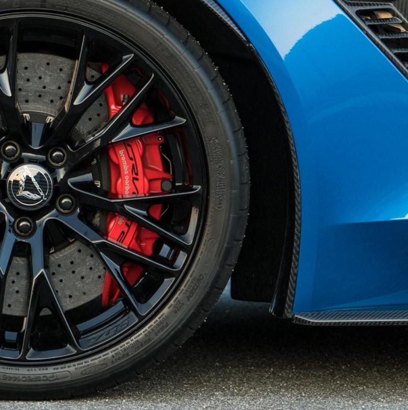 Anderson Composites 14+ Chevrolet Corvette C7 Stingray/Z06 Front Mud Flaps - Burkken Auto Parts