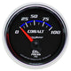 Autometer Cobalt 52mm 100 PSI Short Sweep Electric Oil Pressure Gauge - Burkken Auto Parts