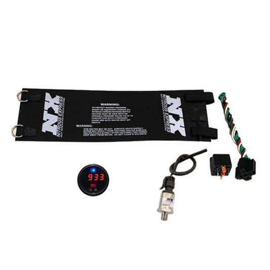 Nitrous Express 2-5/16in Nitrous Pressure Controller/Gauge/Bottle Heater Kit - Burkken Auto Parts