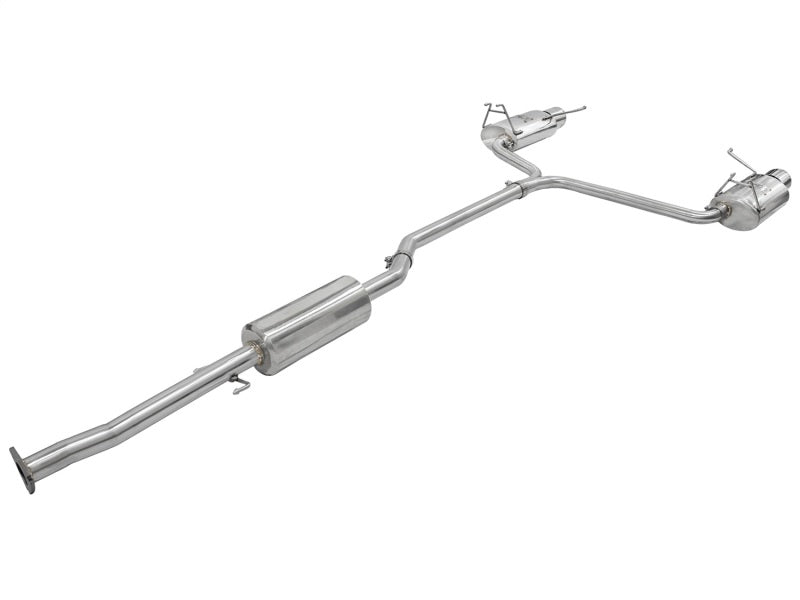 aFe Takeda Exhaust 2.25in to 2in Dia 304SS Cat-Back w/Polished Tips 08-12 Honda Accord Coupe V6 3.5L - Burkken Auto Parts