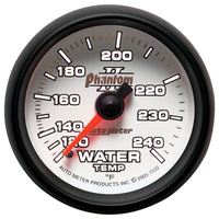 Autometer Phantom II 2-1/16in 120-240 Degree F Mechanical Water Temp Gauge - Burkken Auto Parts