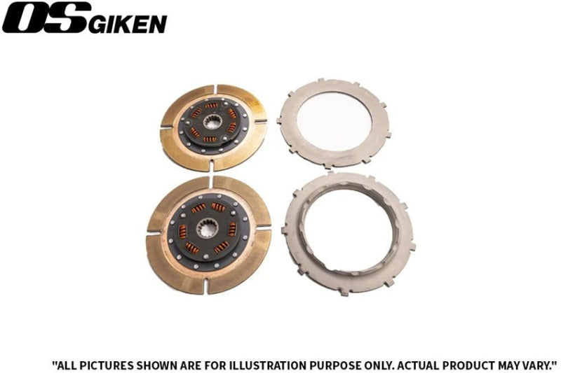 OS Giken STR Twin Plate Clutch for Toyota FA20A GT86 Overhaul Kit A - Burkken Auto Parts