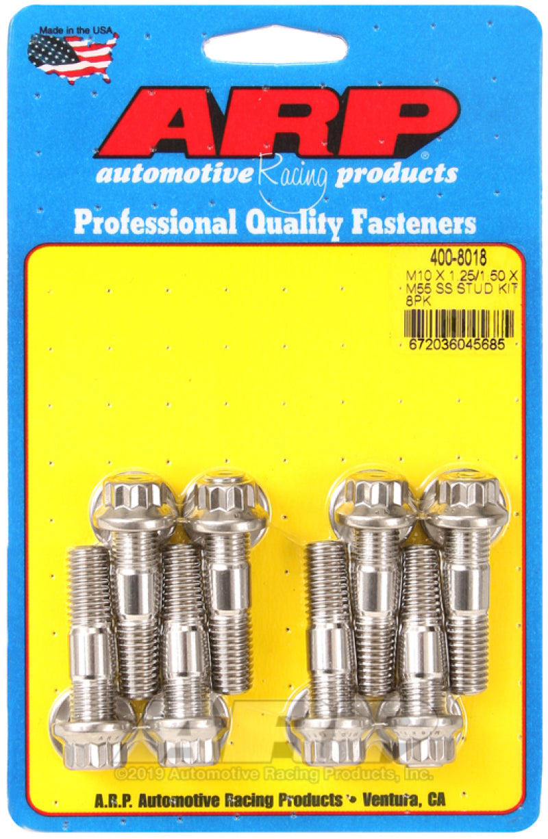 ARP M10 x 1.25/1.50 x 48mm Broached Stud Kit - Burkken Auto Parts