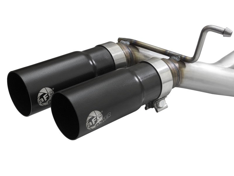 aFe Rebel 3in 409 SS Cat-Back Exhaust 2021 Ford F-150 V6 2.7L/3.5L (tt)/V8 5.0L w/ Black Tips - Burkken Auto Parts