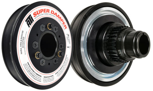 ATI Damper 10-15 LS3 Camaro Super Damper w/ HTD Drive - 7.48 - Aluminum - 6 GRV w/ 916166 - Burkken Auto Parts