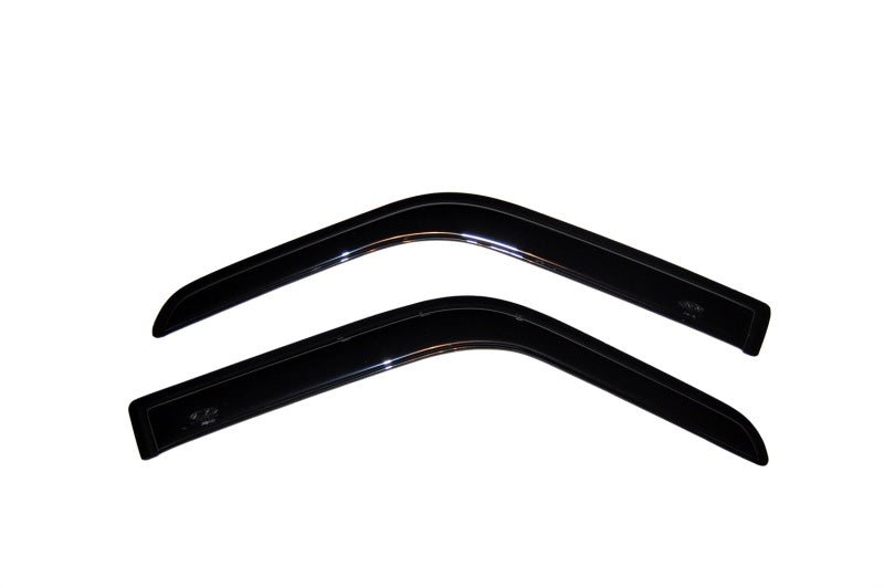 AVS 87-96 Dodge Dakota Ventvisor Outside Mount Window Deflectors 2pc - Smoke - Burkken Auto Parts