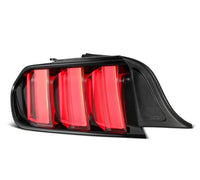 AlphaRex 15-23 Ford Mustang NOVA-Series Prismatic LED Tail Lights Black-Clear - Burkken Auto Parts