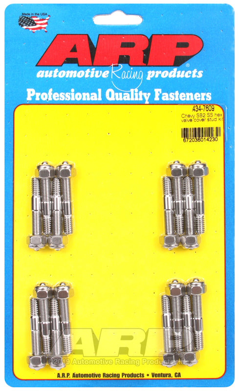 ARP Chevy SB2 SS Hex Valve Cover Stud Kit - Burkken Auto Parts