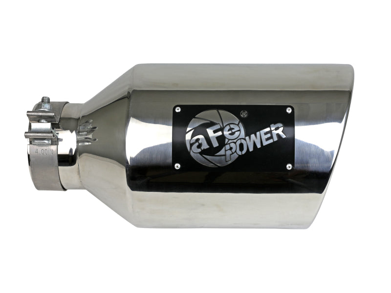aFe Power MACH Force-Xp 304 Stainless Steel Clamp-on Exhaust Tip - Polished - Burkken Auto Parts