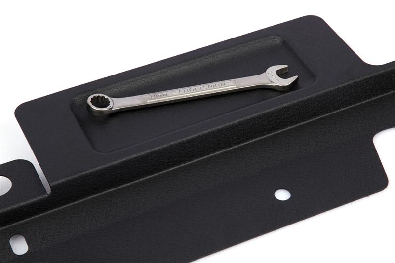 GrimmSpeed 08+ Subaru Impreza/WRX/STI Radiator Shroud w/Tool Tray - Black - Burkken Auto Parts