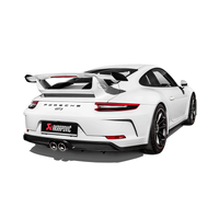 Akrapovic 2018 Porsche 911 GT3 (991.2) Slip-On Race Line (Titanium) w/Titanium Tail Pipe Set - Burkken Auto Parts