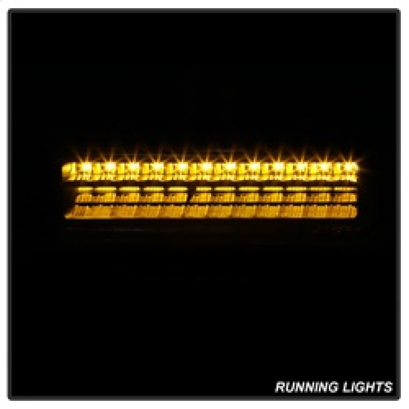 xTune 92-94 Blazer Full Size Corner/LED Bumper Headlights Black HD-JH-CCK88-LED-AM-BK-SET - Burkken Auto Parts