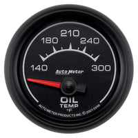 AutoMeter Gauge Oil Temp 2-1/16in. 140-300 Deg. F Electric Es - Burkken Auto Parts