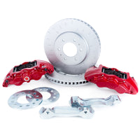 Alcon 09-20 F-150/Raptor Gen1-2 347x36mm Rotors 6-Piston Red Front Brake Kit Requires alcAC011507NAN - Burkken Auto Parts